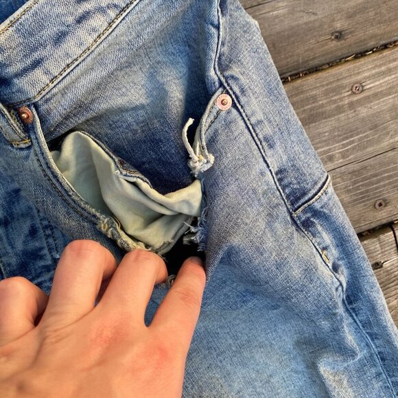 Purple Brand Designer Jeans Size 34 Style P001 Slim Fit Low Rise Slim Leg - Picture 6 of 9